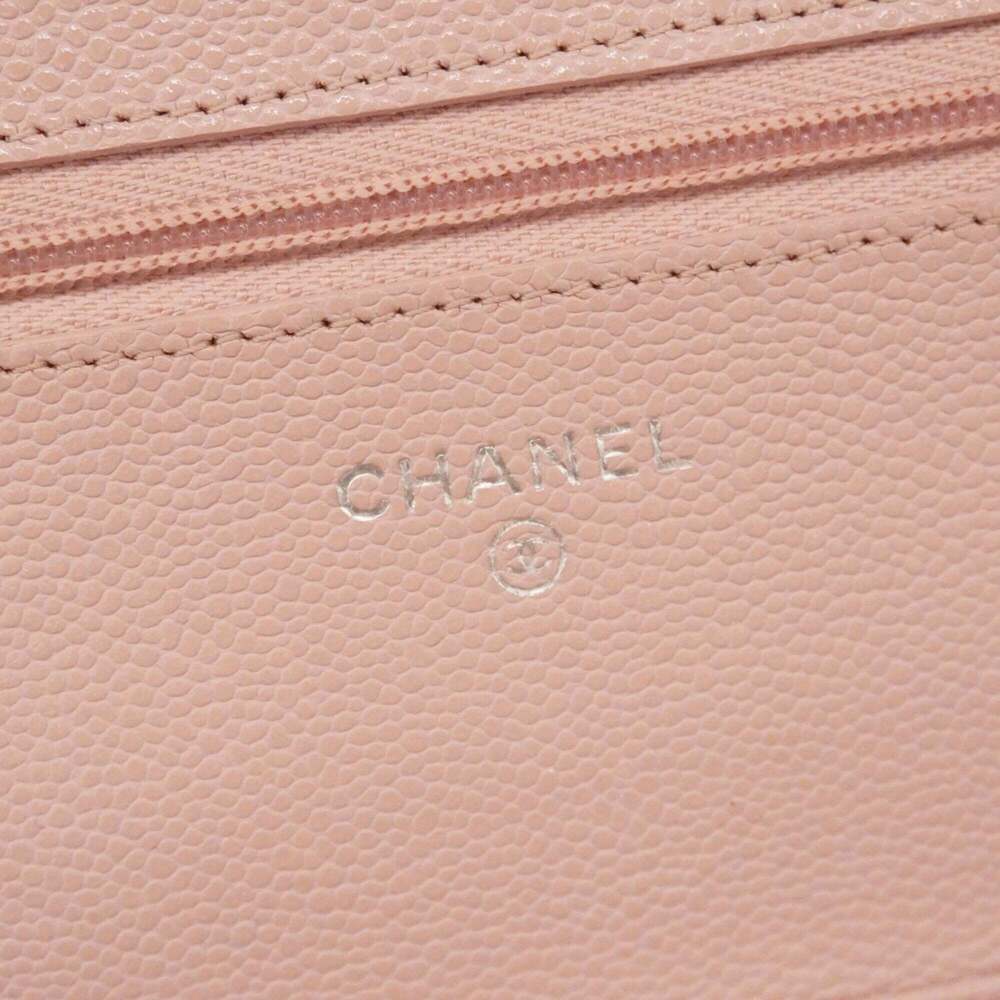 CHANEL Pink Caviar Leather Wallet - Picture 5 of 10